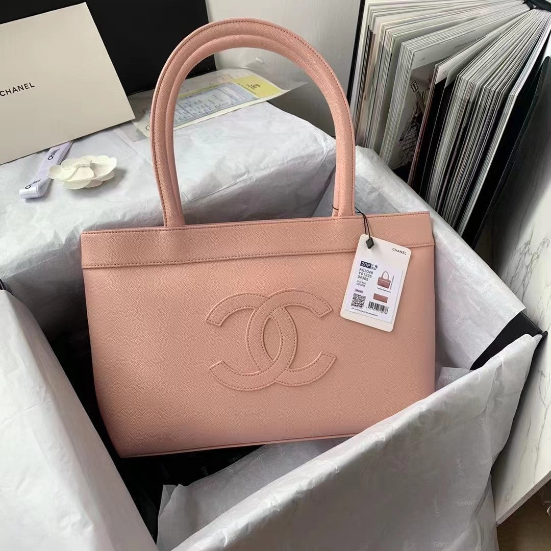 Chanel Chlopen Tote Caviar East West Pinike For Tote Bag
