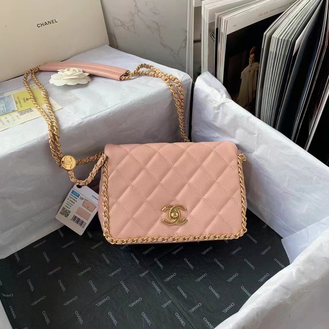 Chltop Qualityapbag With Light Pinike For Women Chain Travel Bag