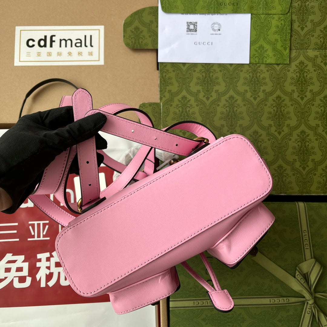 gg Bamboo Backpack , ’s Pink Small