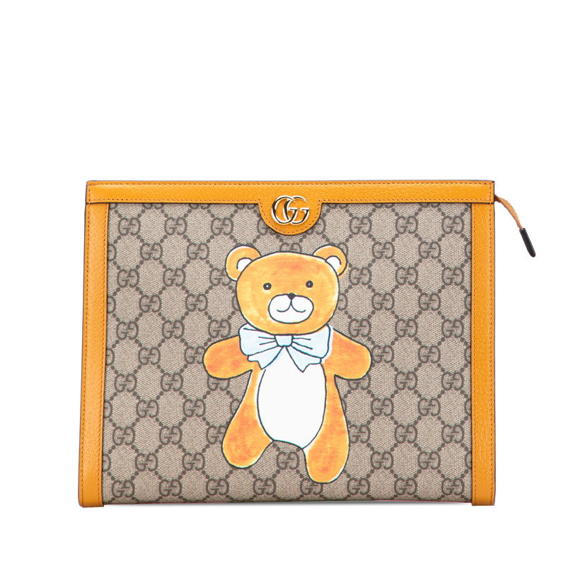 Gucci Exo Kai Supreme Teddy Bear Pvc Clutch Clutch Bag