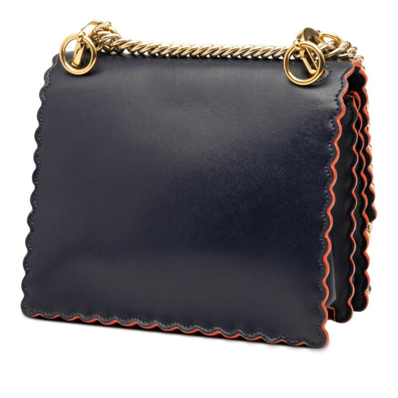 Fendi Kan Shoulder Bag Leather