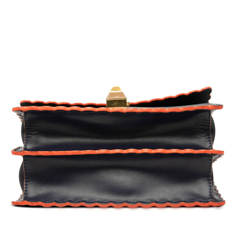 Fendi Kan Shoulder Bag Leather