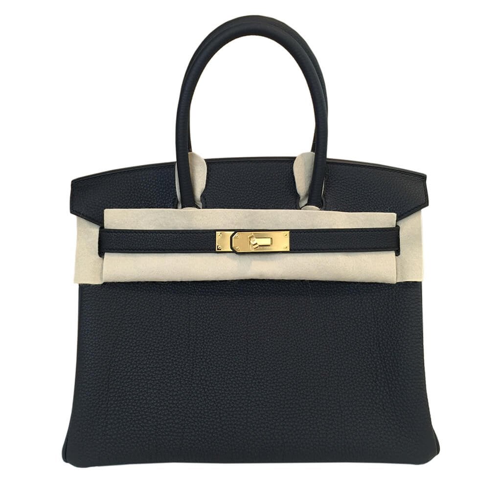 Hermes Birkin Bag Togo Black Travel Bag