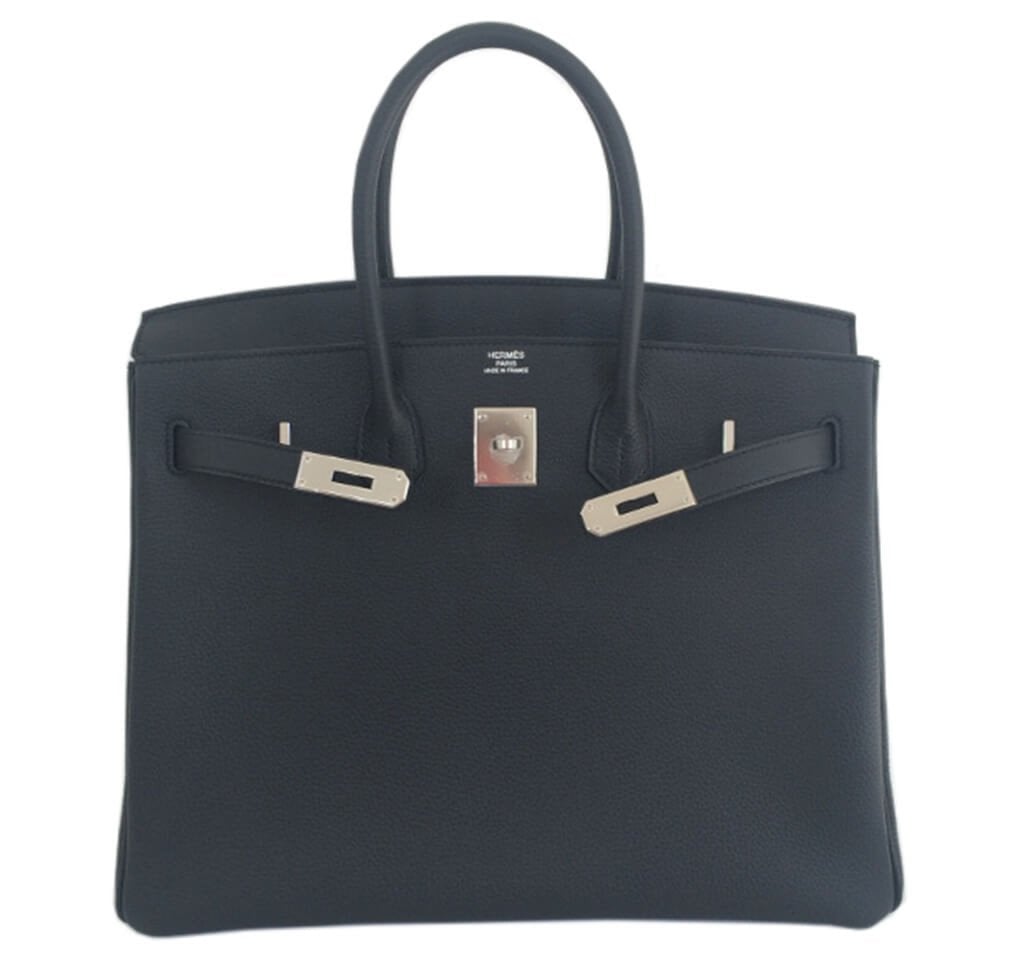 Hermes Birkin Bag Plomb Togo Travel Bag