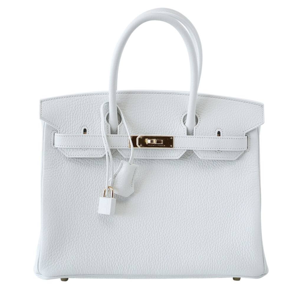 Hermes Birkin Bag White Travel Bag