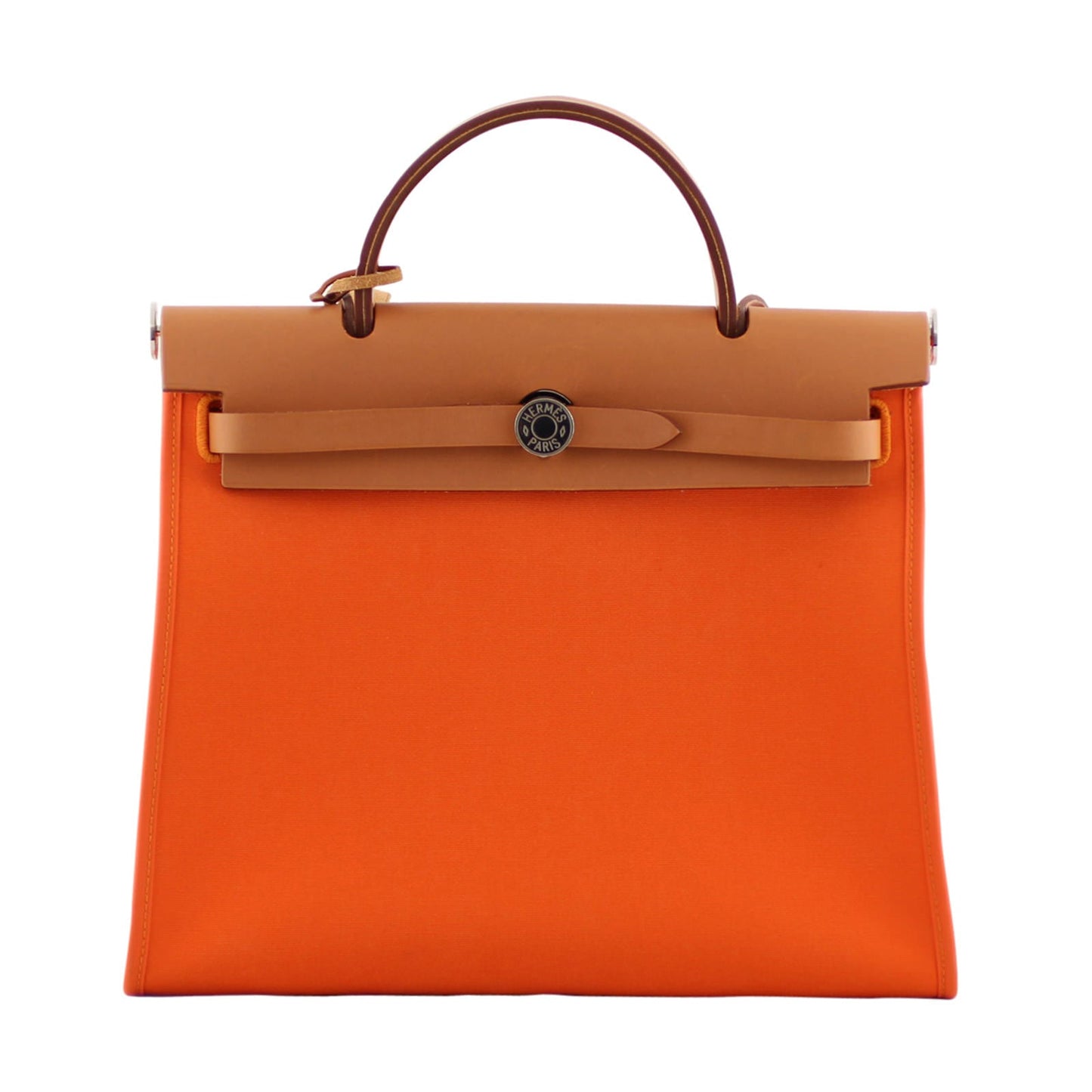 Hermes Toile Kelly Herbag Zip Handbag Travel Bag