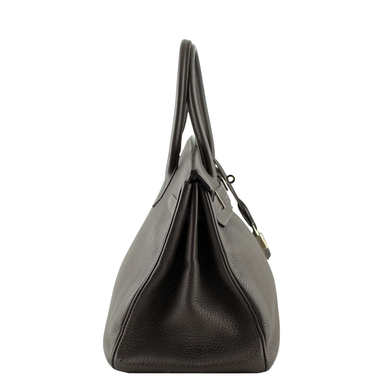 Hermes Birkin Graphite Togo Handbag Travel Bag