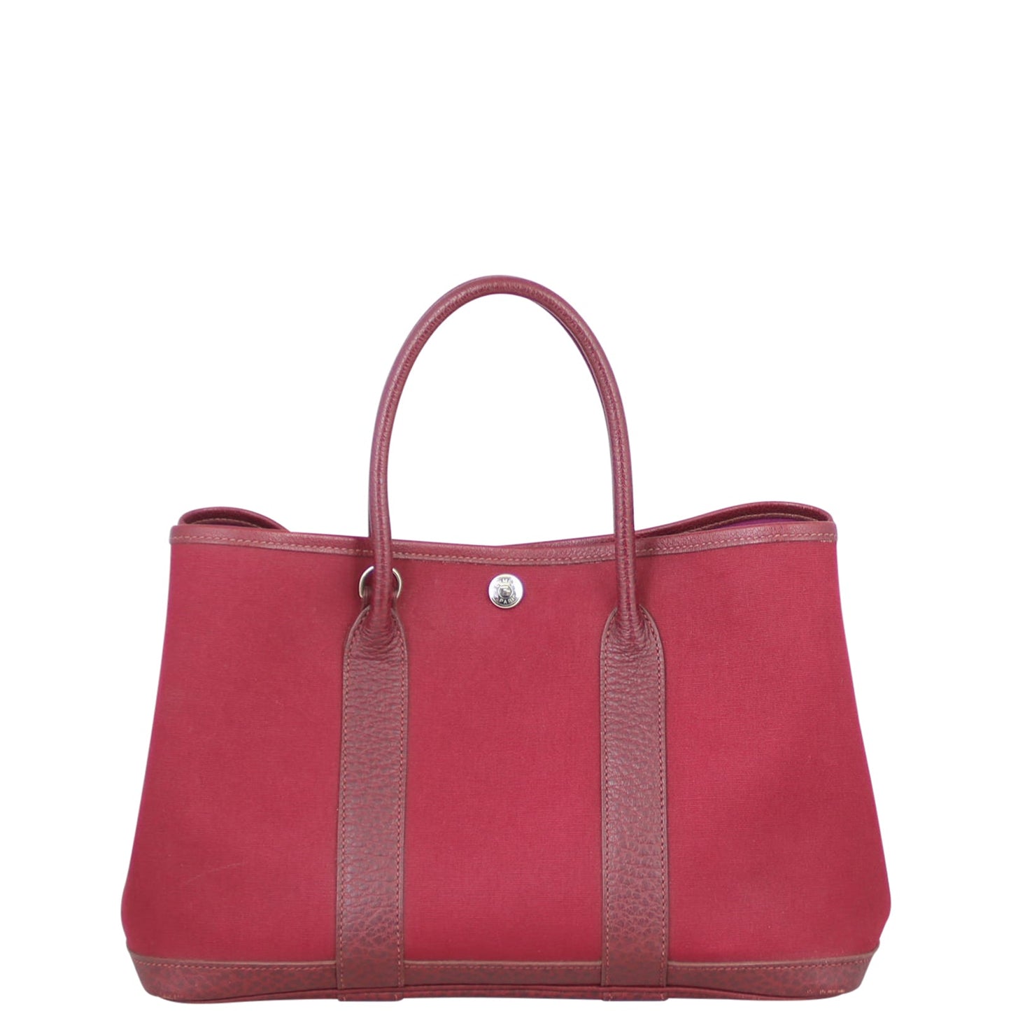 Hermes Garden Party Toile Officier Crossbody Bag Toile Officier