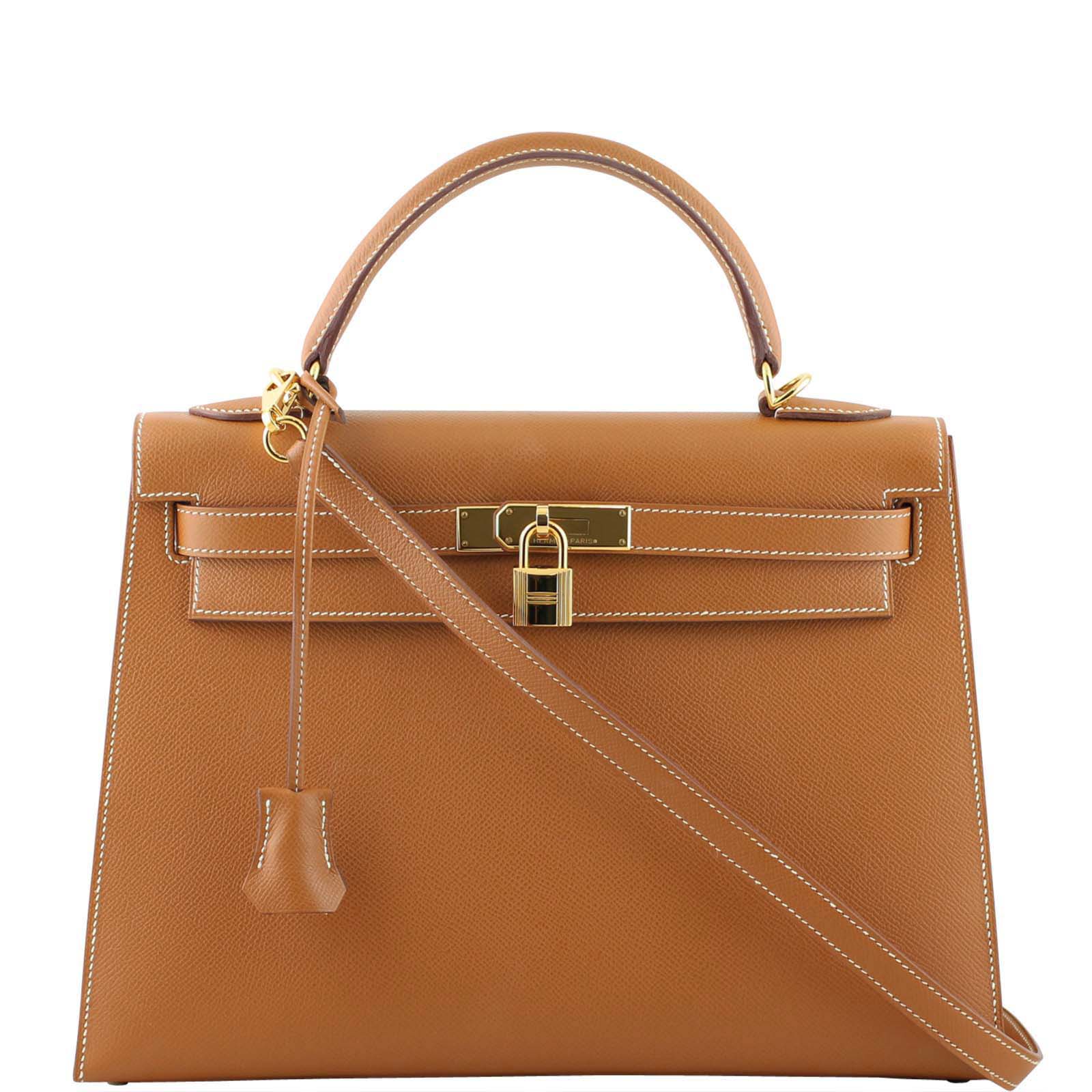 Hermes Kelly Sellier Epsom Crossbody Bag 32 Epsom