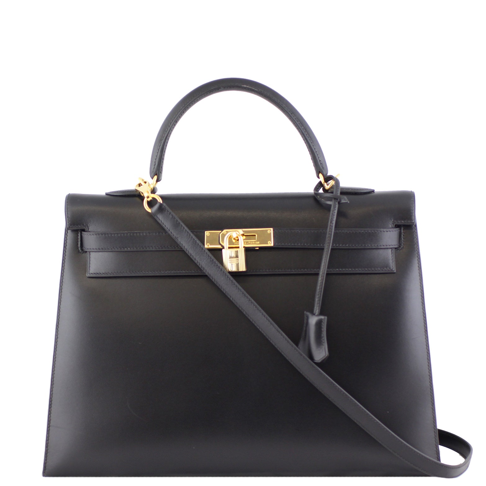 Hermes Kelly Sellier Boxcalf Crossbody Bag Sellier Boxcalf