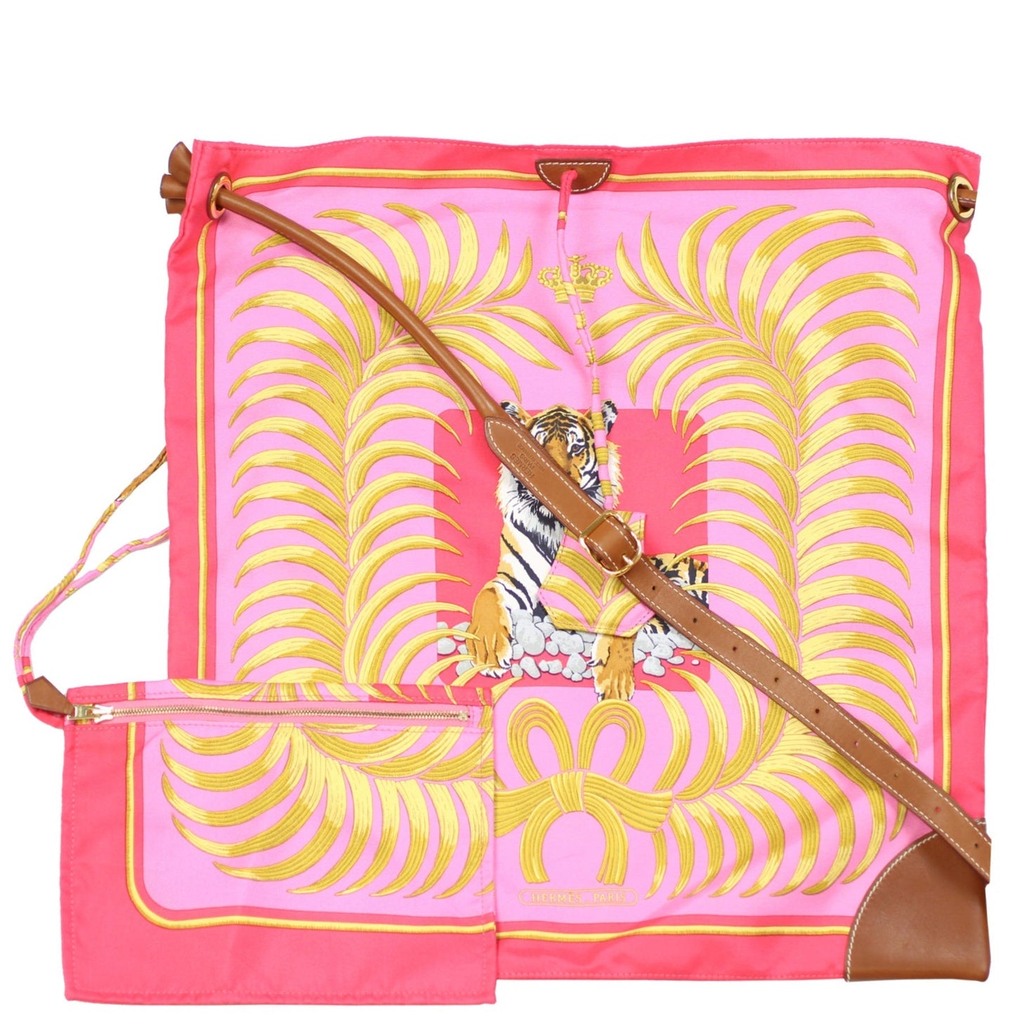 Hermes Silky City Tiger Royal Bag Crossbody Bag