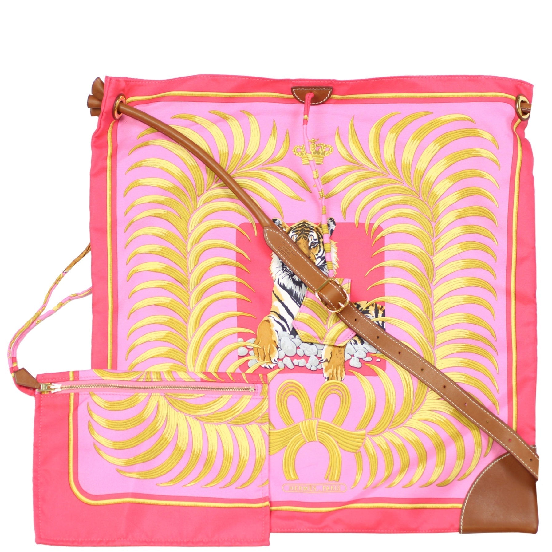 Hermes Silky City Tiger Royal Bag Crossbody Bag