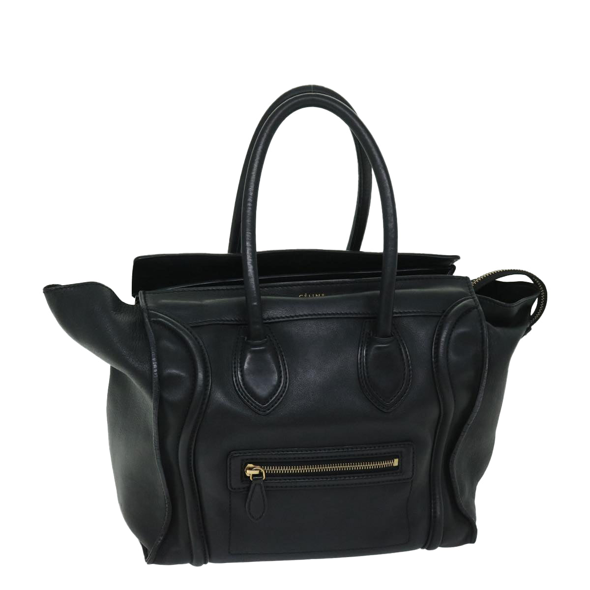 Luxury Luggage Phantom Tote Bag Hk Leather Black