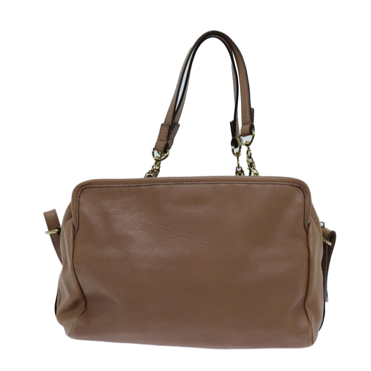 Luxury Elsie Hand Bag Way Hk Leather Beige Travel Bag