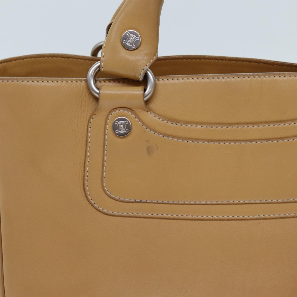 Luxury Boogie Hand Bag Hk Leather Beige Travel Bag