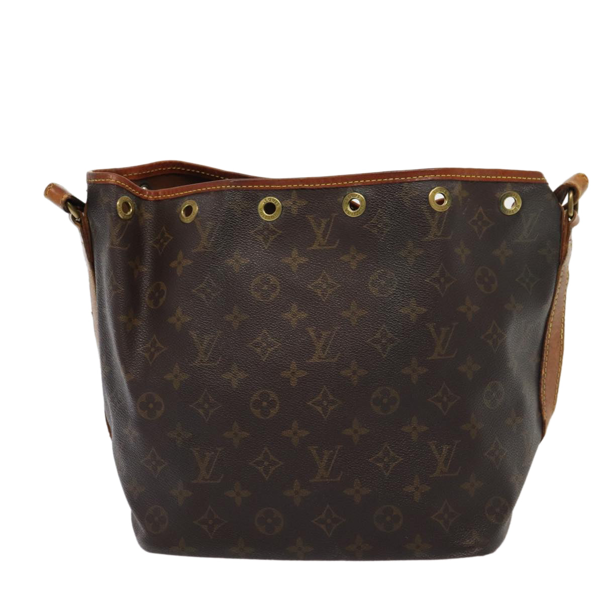LOUIS VUITTON Monogram Petit Noe Shoulder Bag M42226 LV Auth hk1409