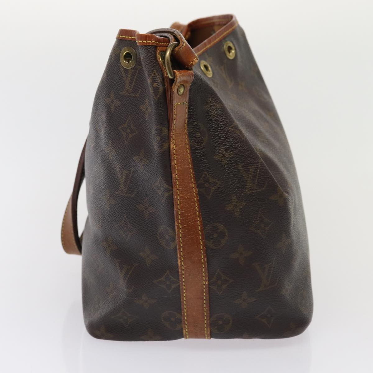 LOUIS VUITTON Monogram Petit Noe Shoulder Bag M42226 LV Auth hk1409