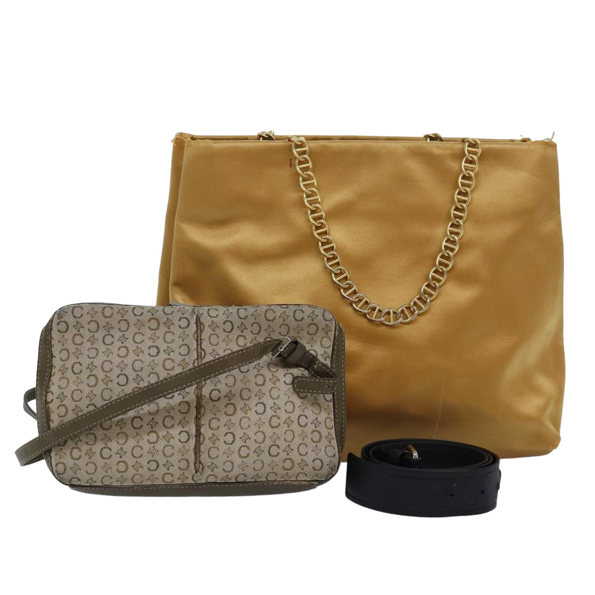 Balenciaga Celine Luxury Trending C Macadam Bag Silk Leather Canvas Travel Bag