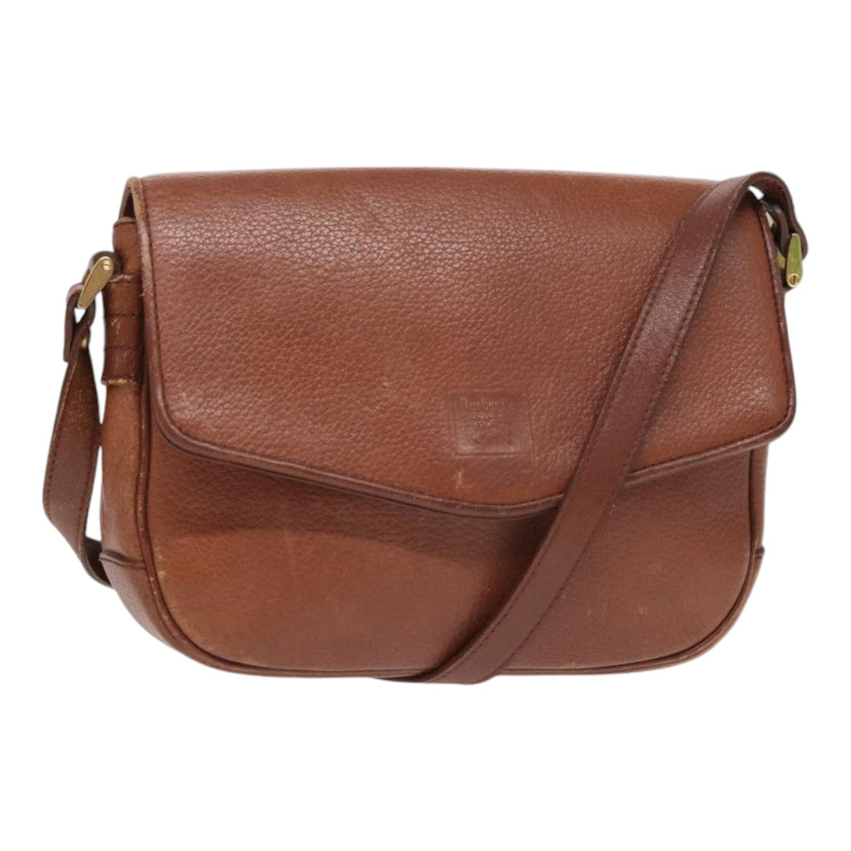 Burberry Luxury ss Shoulder Bag Auth Hk1530 Leather Brown