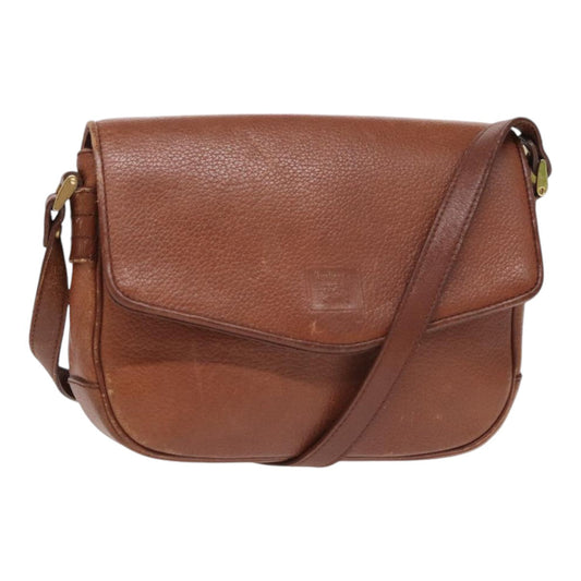 Burberry Luxury ss Shoulder Bag Auth Hk1530 Leather Brown