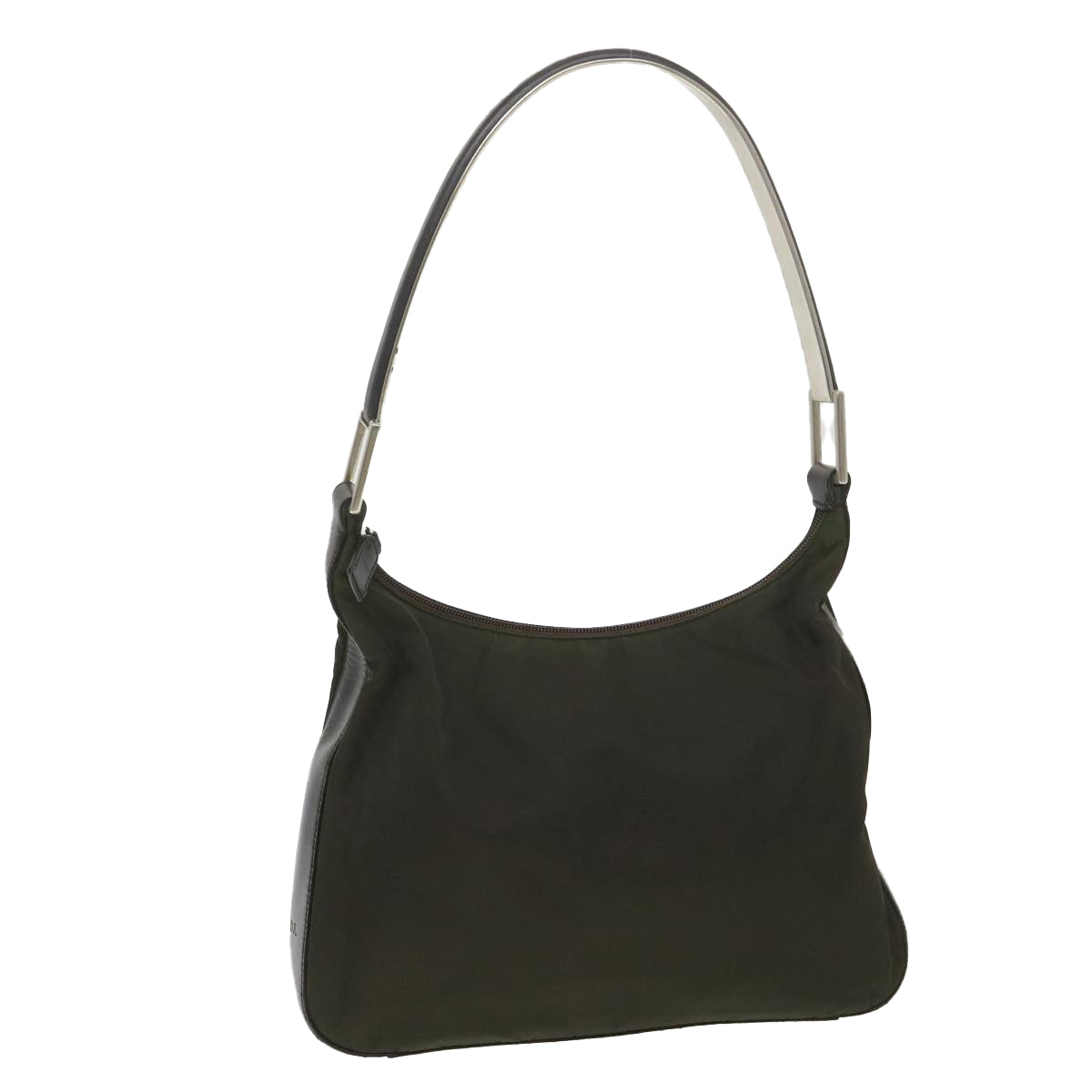 Prada Shoulder Bag Khaki Nylon Nylon Khaki Hk630