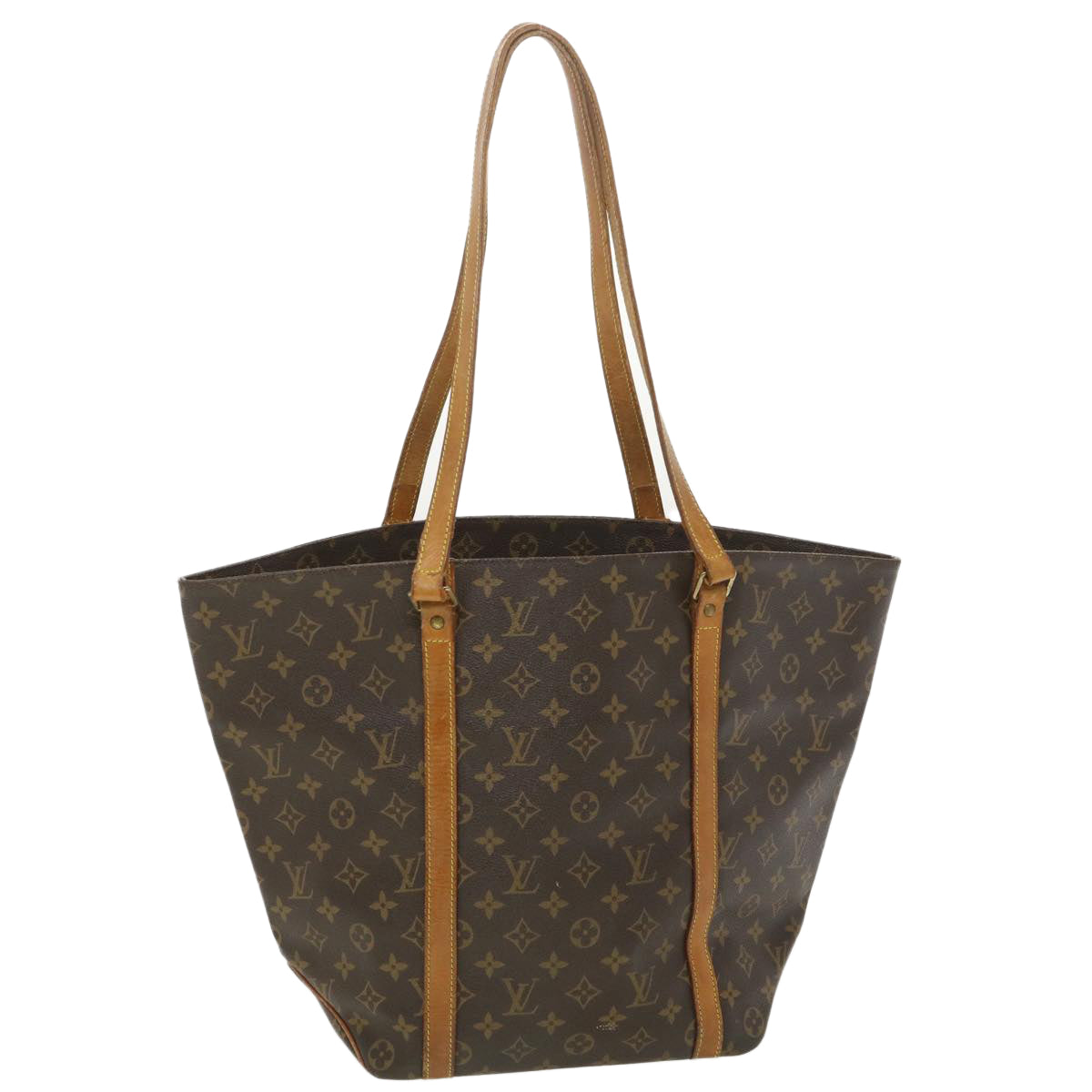 LOUIS VUITTON Monogram Sac Shopping Tote Bag M51108 LV hk634