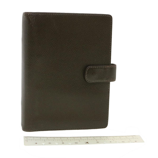 Louis Vuitton Taiga Agenda MM Day Planner Cover Grizzly LV hk642 Fashion Accessory