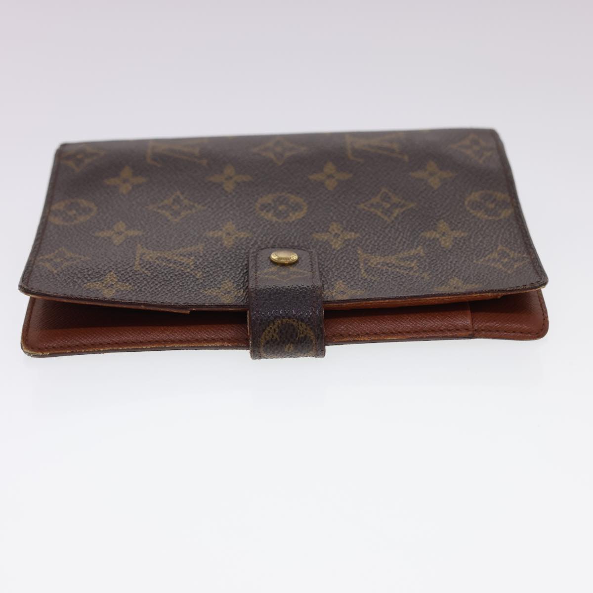 LOUIS VUITTON Monogram Agenda MM Day Planner Cover R20105 LV hk652