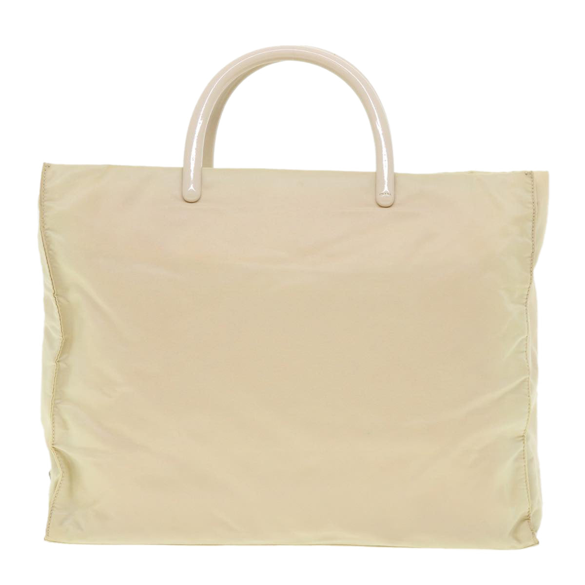 Prada Hand Bag Nylon Beige Travel Bag Nylon Beige Hk668