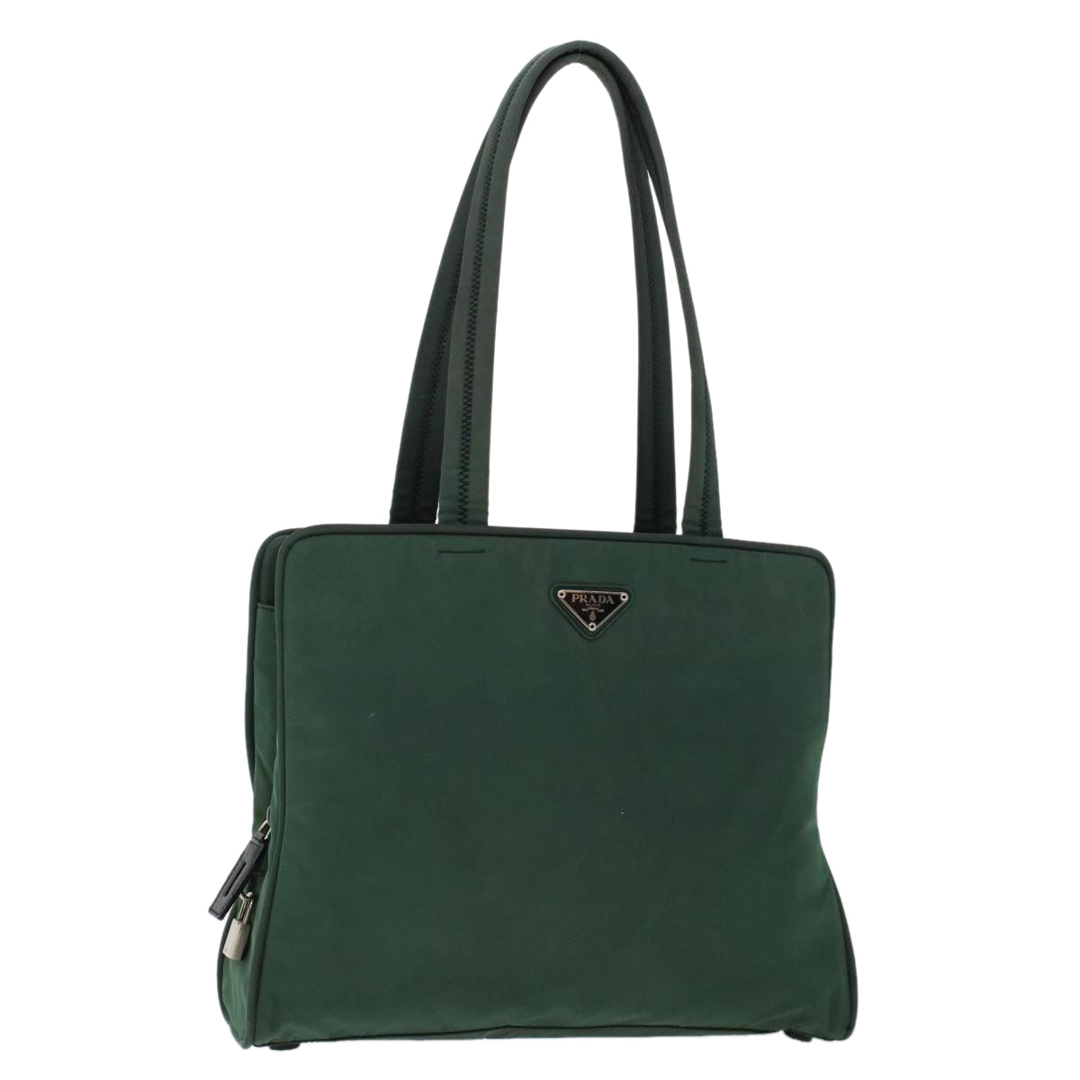 Prada Tote Bag Nylon Green Nylon Green Hk731