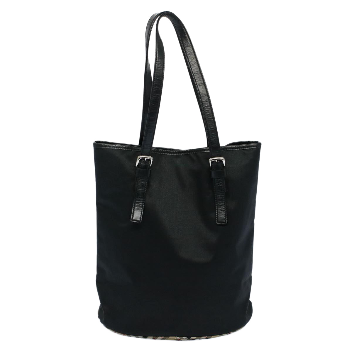 Burberry Luxury ss Shoulder Bag Auth Hk862 Nylon Black