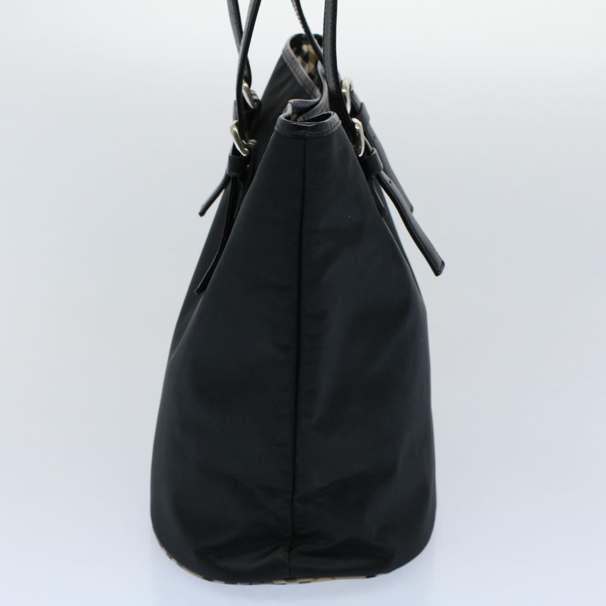 Burberry Luxury ss Shoulder Bag Auth Hk862 Nylon Black