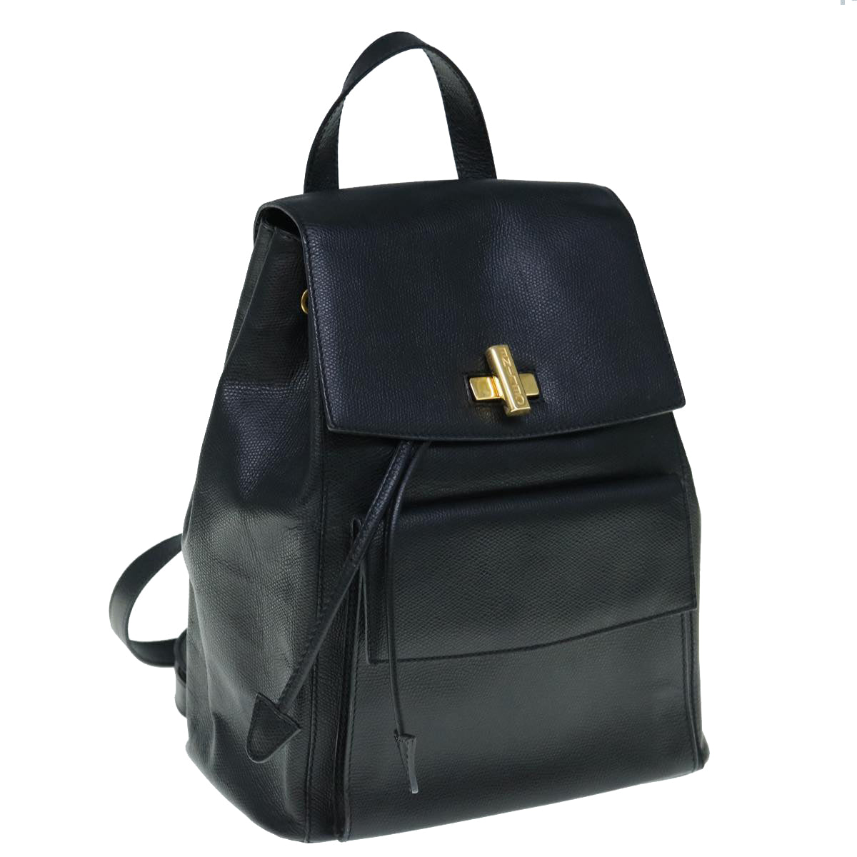 Luxury Macadam Backpack Hk Handbag Leather Black