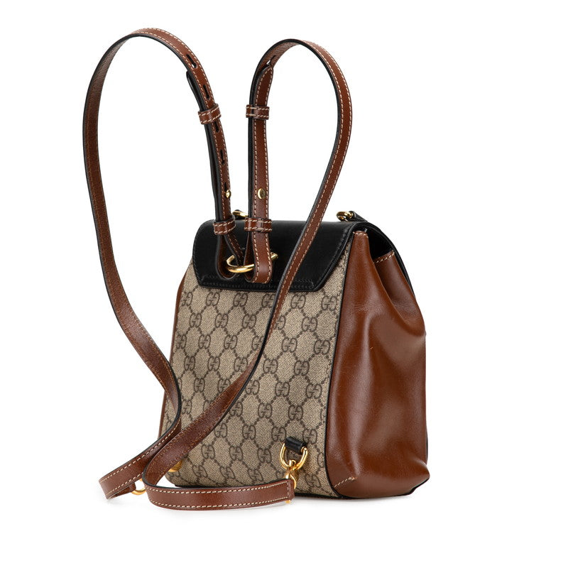 Gucci Padlock Supreme Backpack Leather