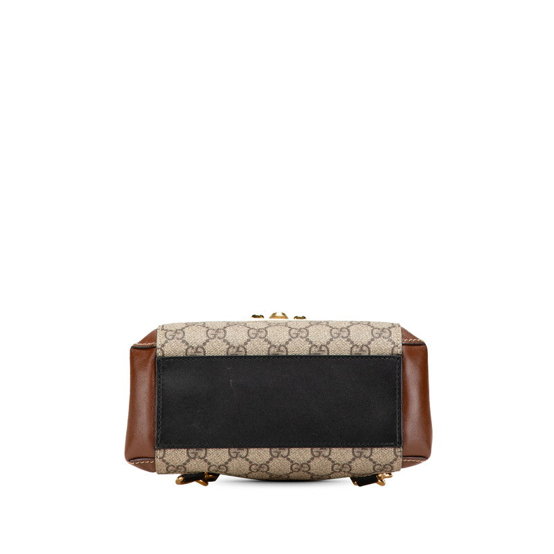 Gucci Padlock Supreme Backpack Leather