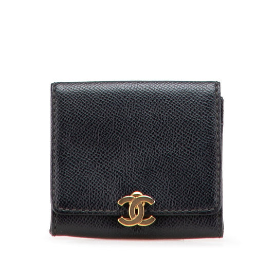 Chanel Coco Mark Caviar Coin Case Bag