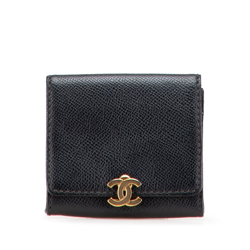 Chanel Coco Mark Caviar Coin Case