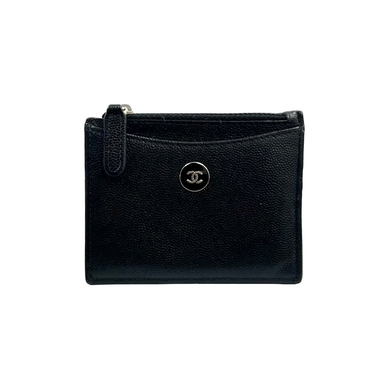 Chanel Coco Mark Mat Caviar Card Case Bag