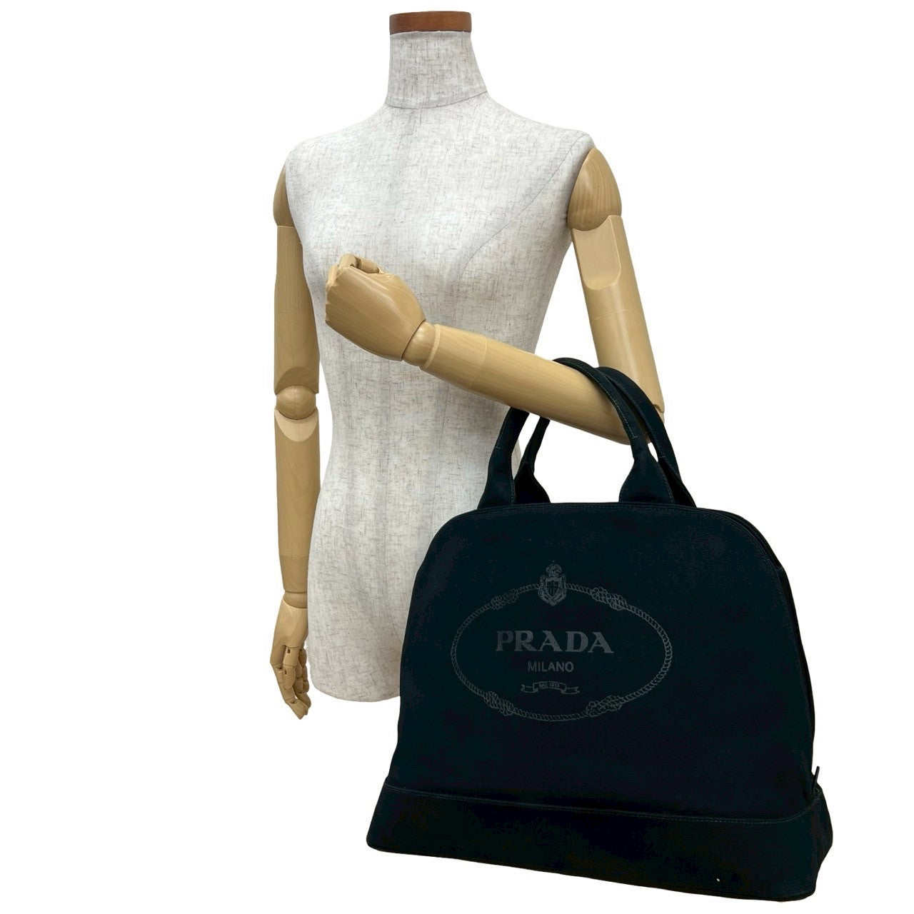 Prada Canapa Handbag Canvas Travel Bag Canvas Handbag 4