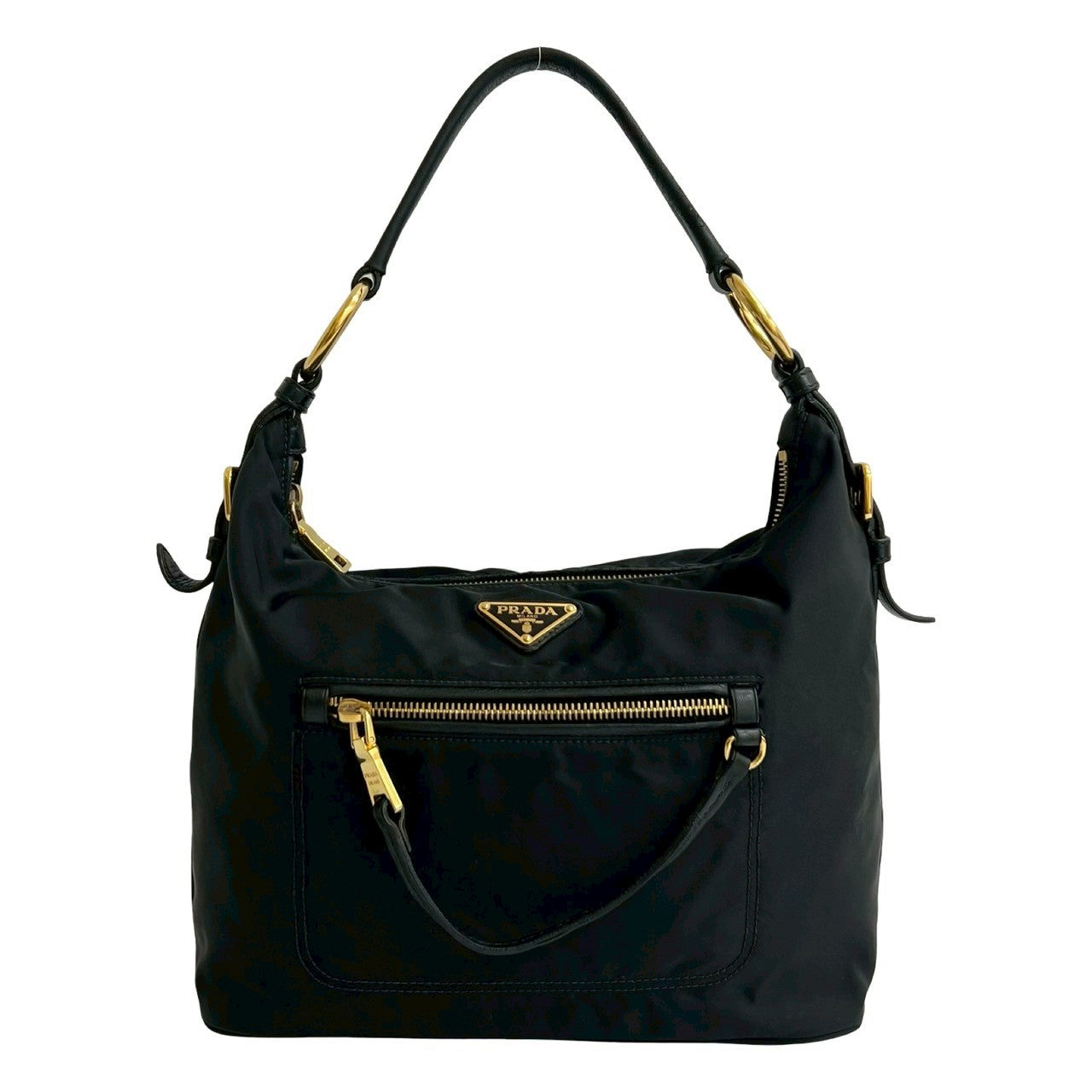 Prada 2Way Bag Leather Nylon Travel Bag 2Way Bag 6