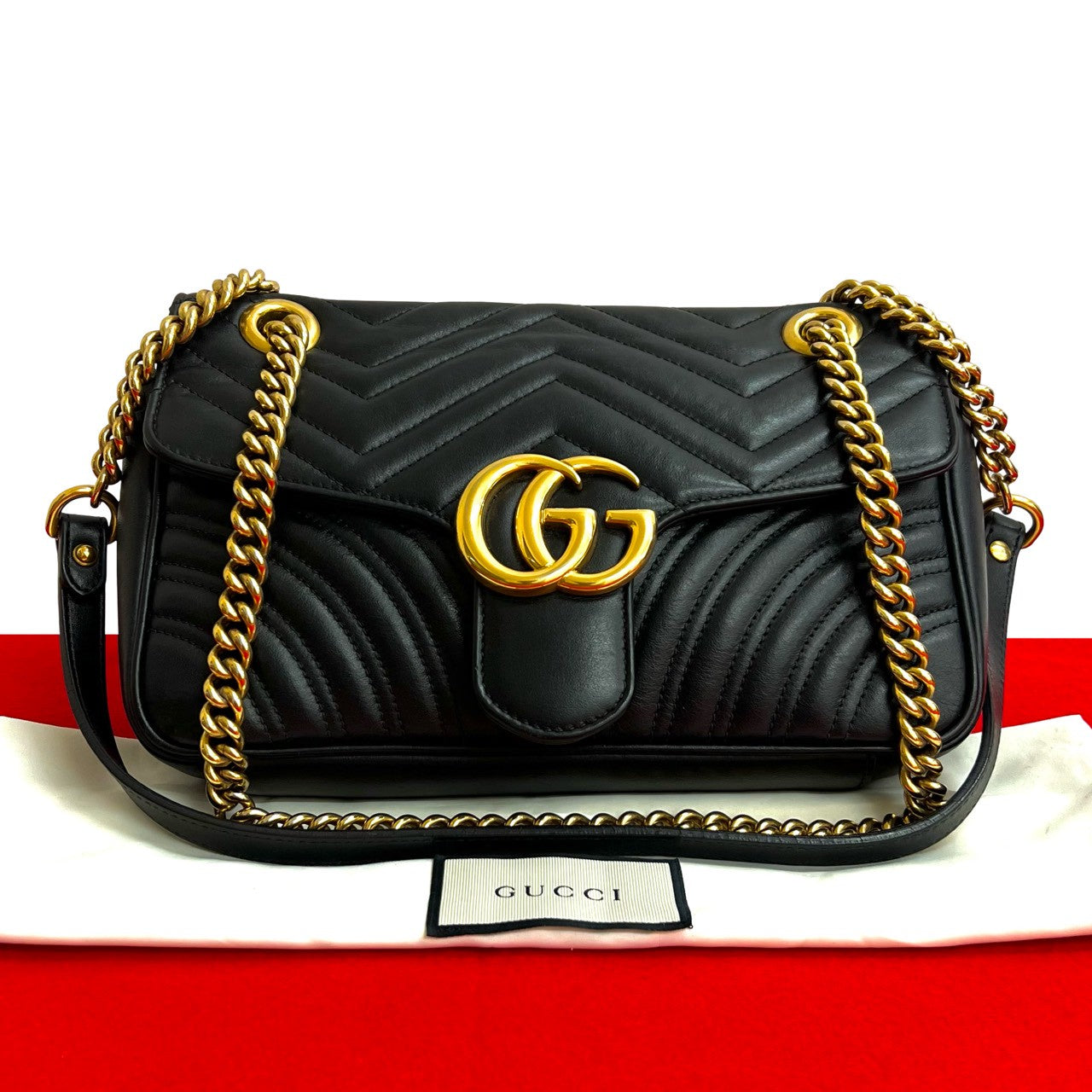 Gucci Marmont Shoulder Bag Leather Bag 18
