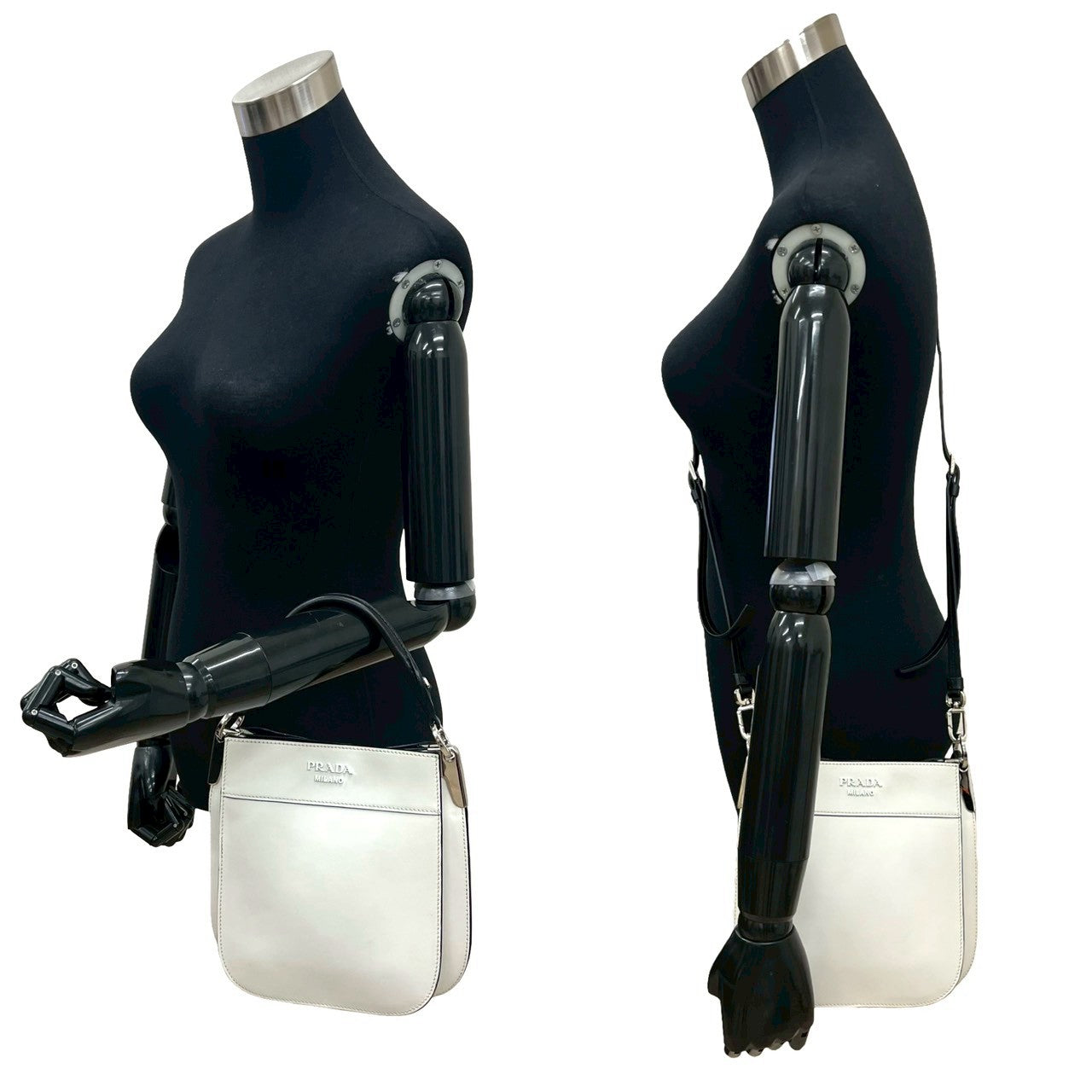 Prada Magit 2Way Handbag Leather Travel Bag