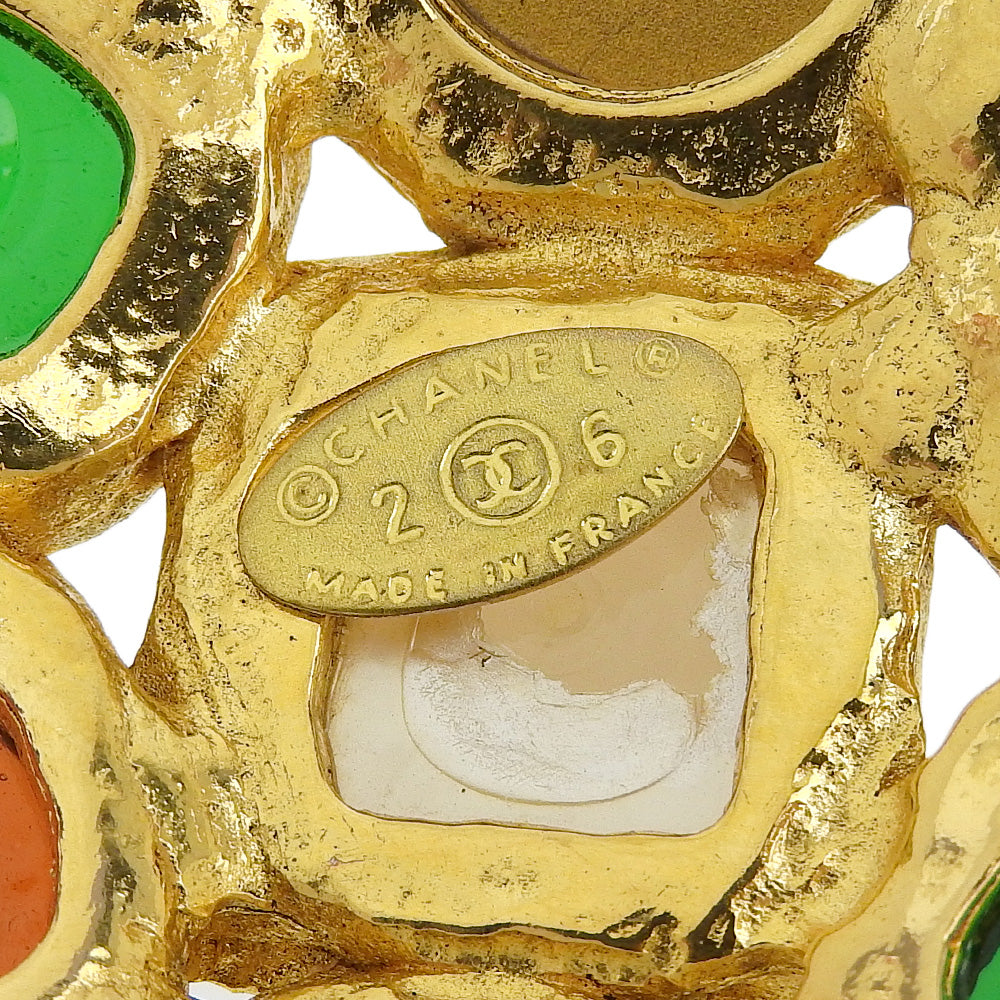 Chanel Brooch Plated Gripoa Gold Handbag