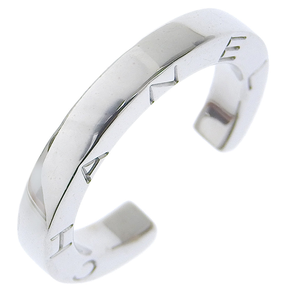 CHANEL Ring K18 white gold Silver Signature Women  