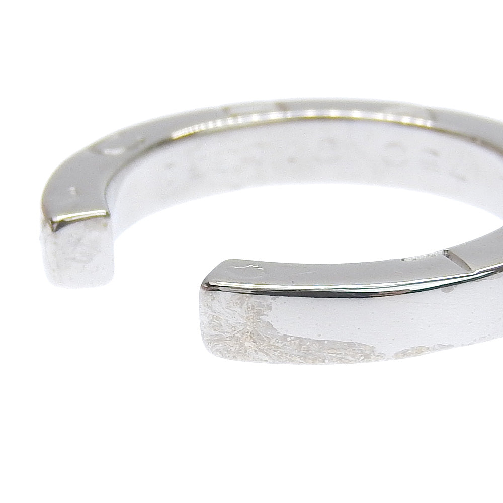 CHANEL Ring K18 white gold Silver Signature Women  