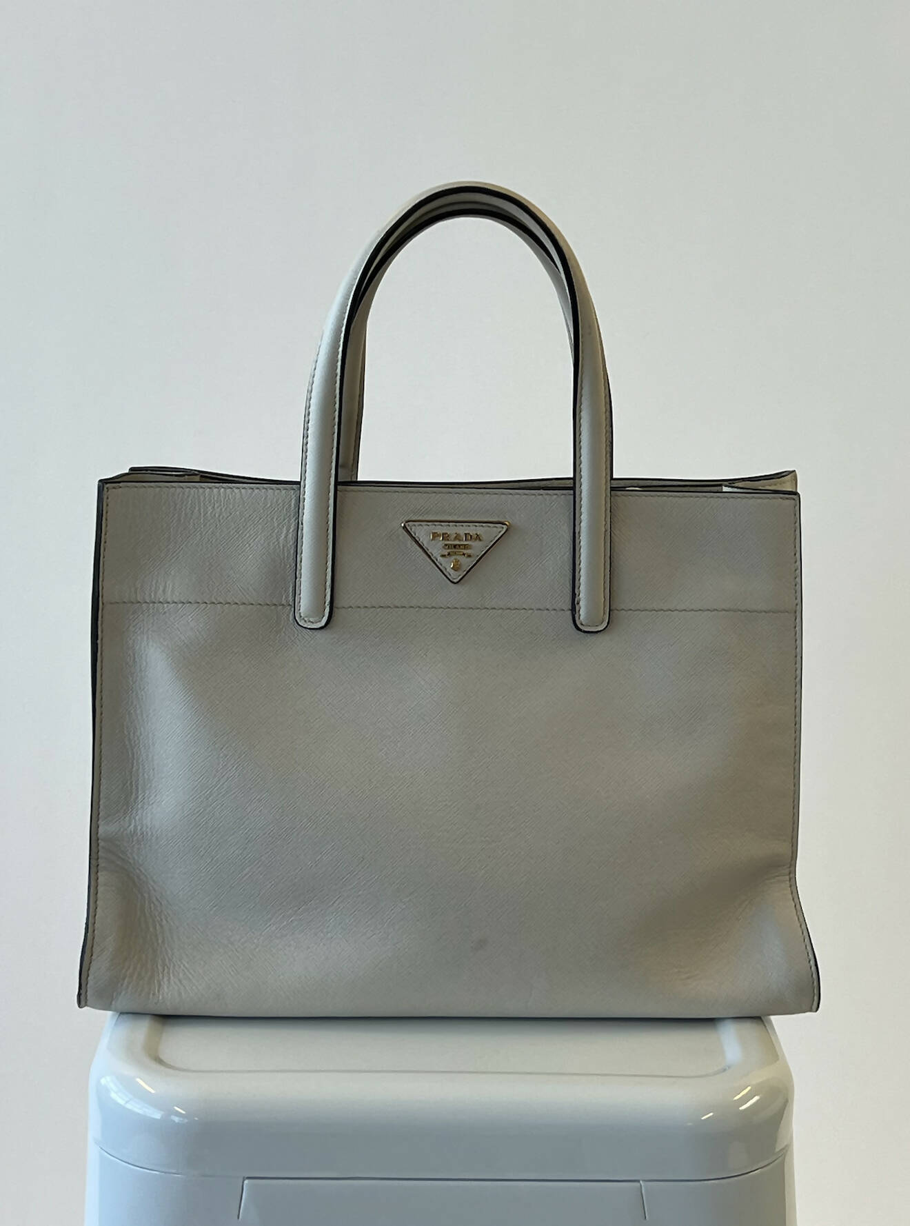 Prada Tote Bag Tote Leather White