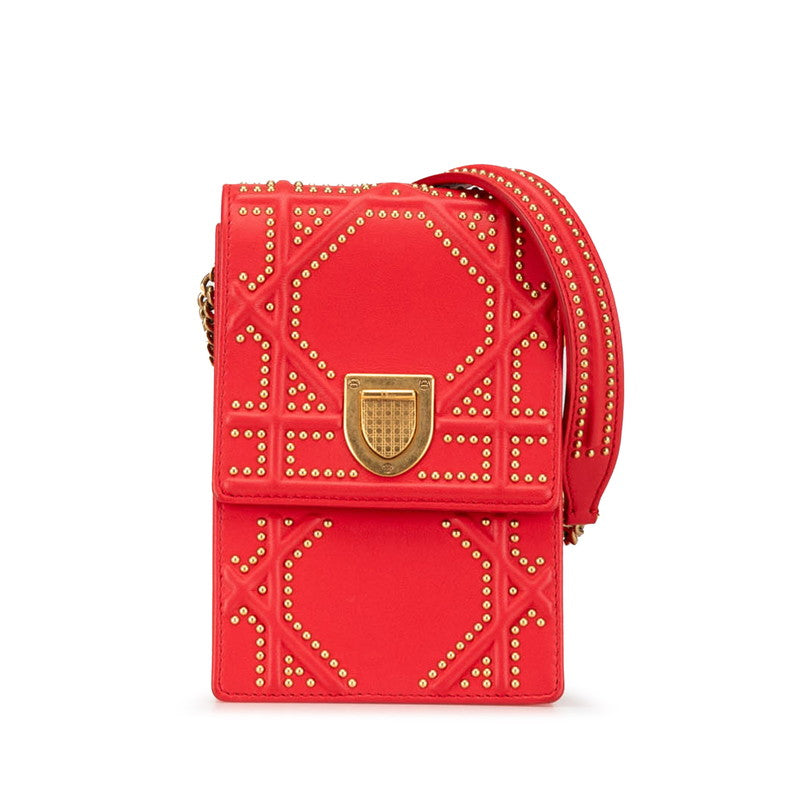 Dior ama Shoulder Bag Leather Chain Shoulder Bag