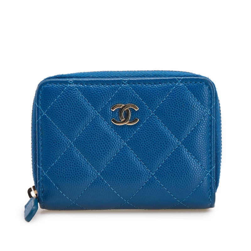 Chanel Matelasse Caviar Coin Case Handbag