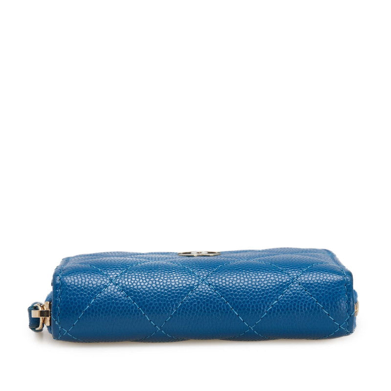 Chanel Matelasse Caviar Coin Case Handbag
