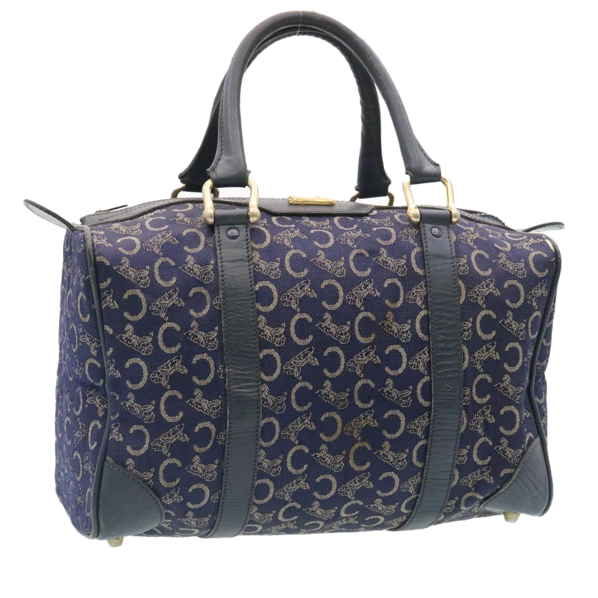 Luxury C Macadam Hand Bag Navy Im Canvas Travel Bag